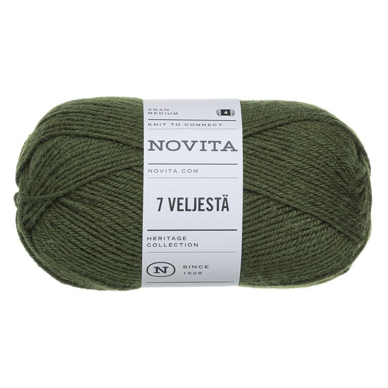 Novita 7 Veljestä colour 391 spruce forest