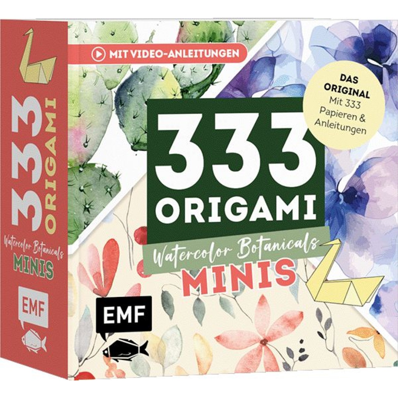 EMF 333 Origami Minis – Watercolor Botanicals