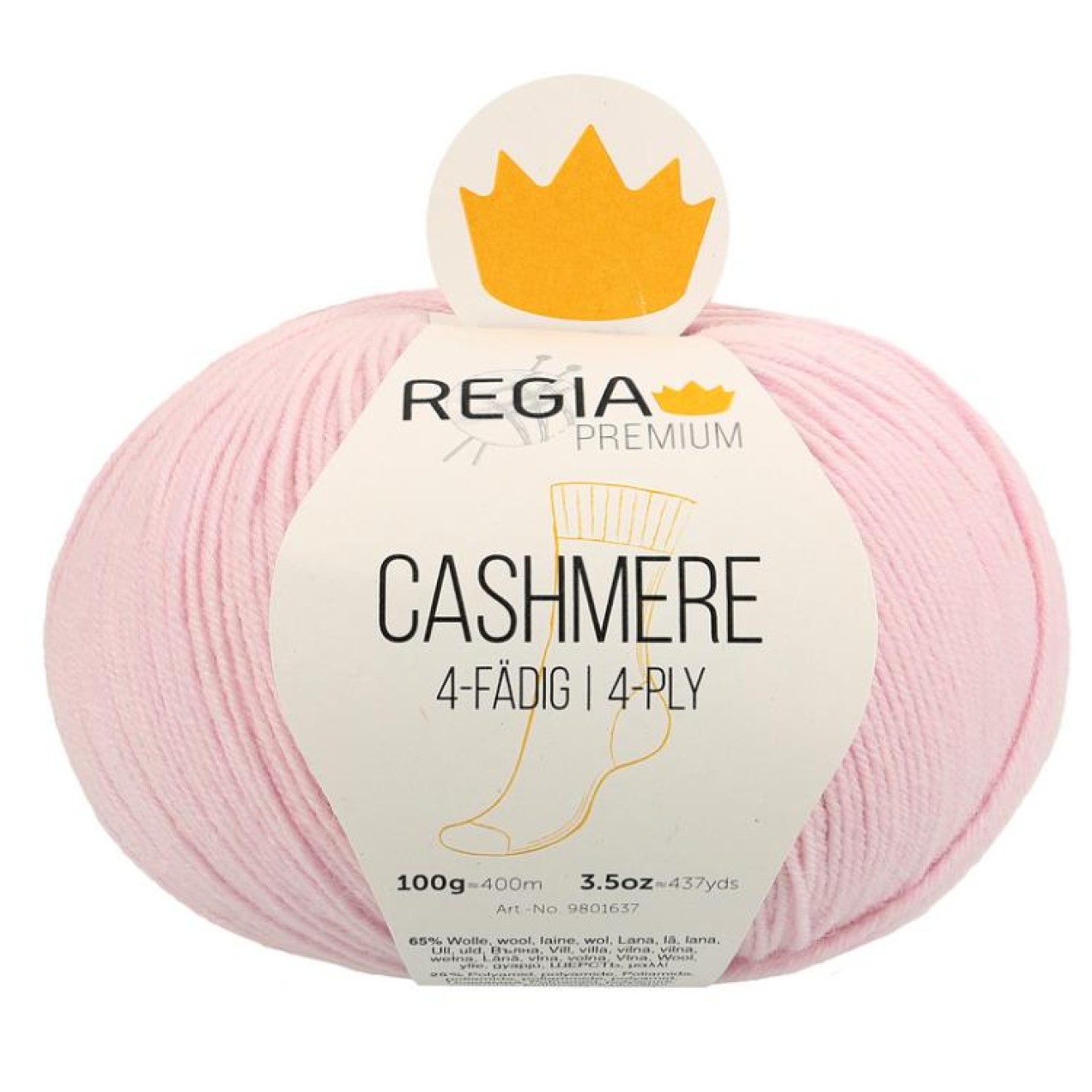Regia 4-ply PREMIUM Cashmere Farbe 00031 parfait pink