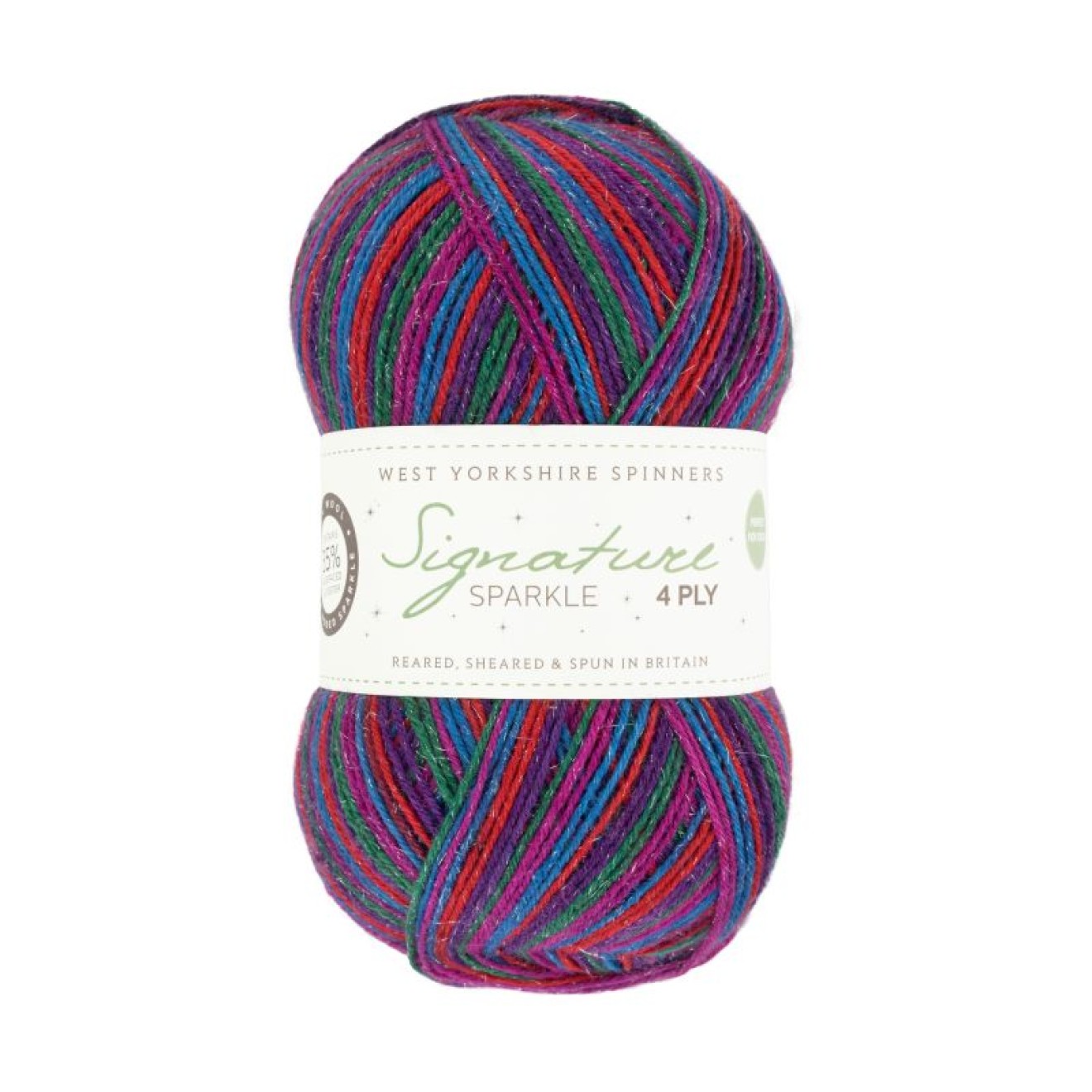 West Yorkshire Spinners Signature 4ply - Sparkle Farbe 1051 vintage tinsel