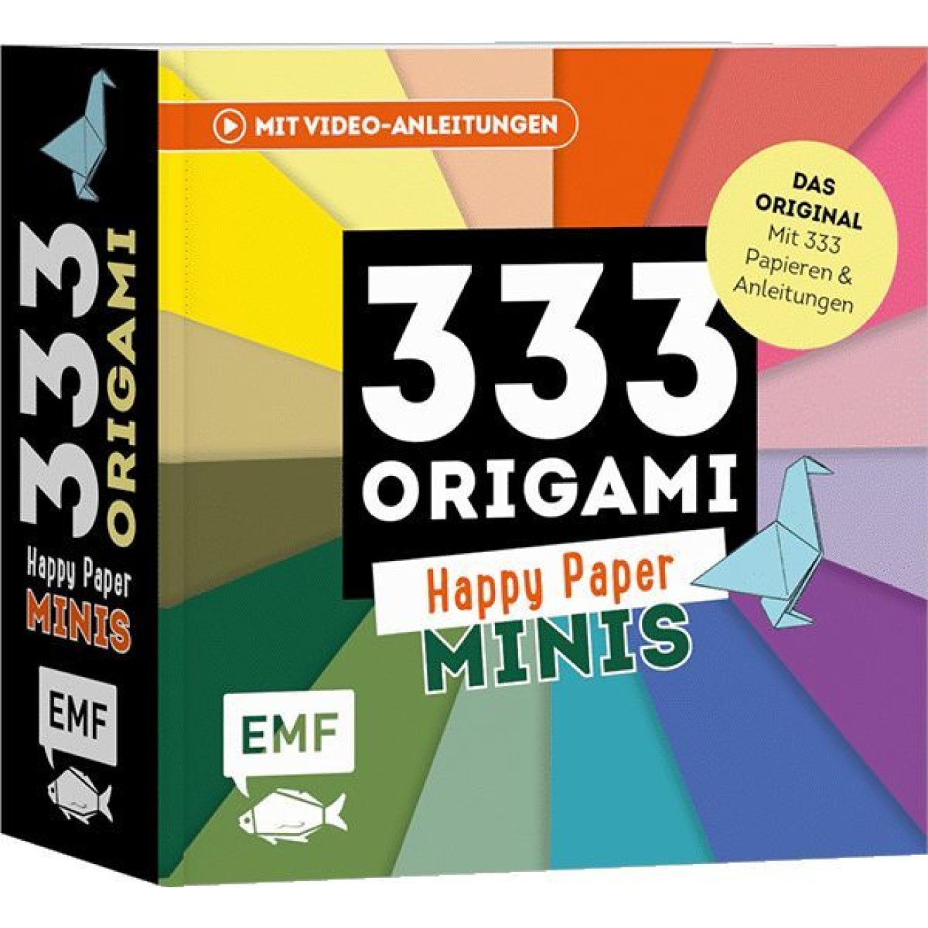 EMF 333 Origami Minis – Happy Paper Dein dekorativer Wendeblock zum kreativen Falten & Notieren