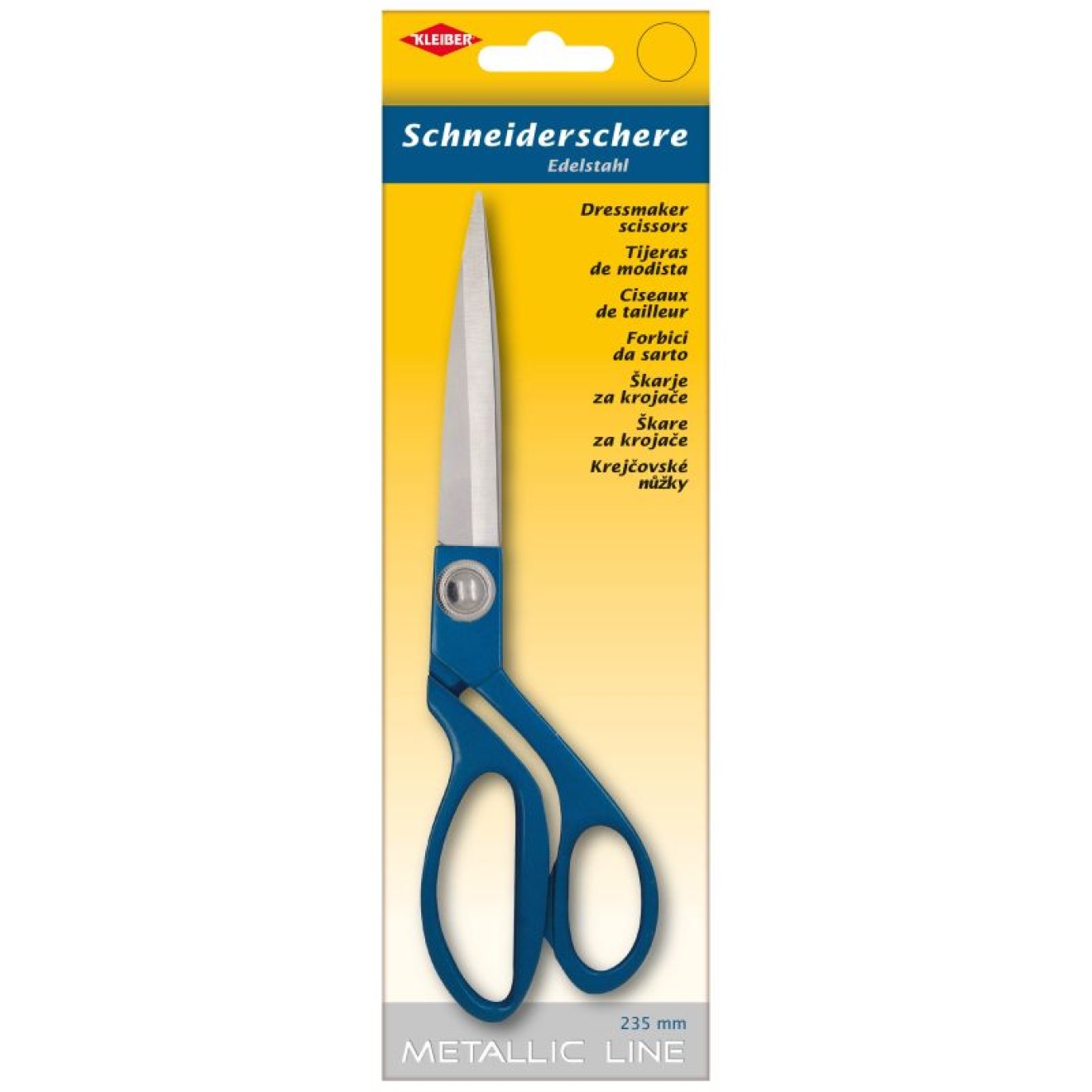Kleiber Schneiderschere 235 mm / blau