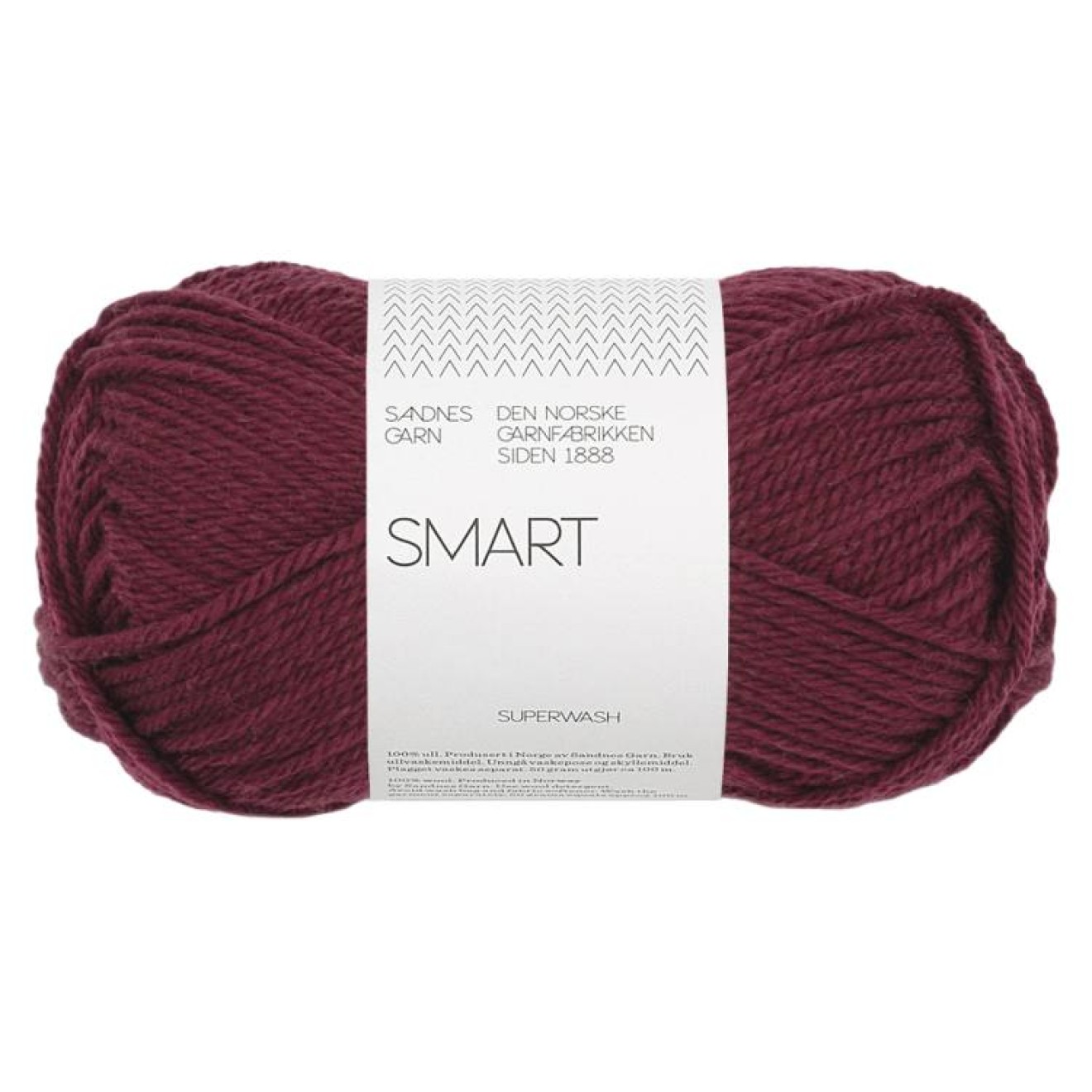 Sandnes Garn Smart Farbe 4372 deep burgundy