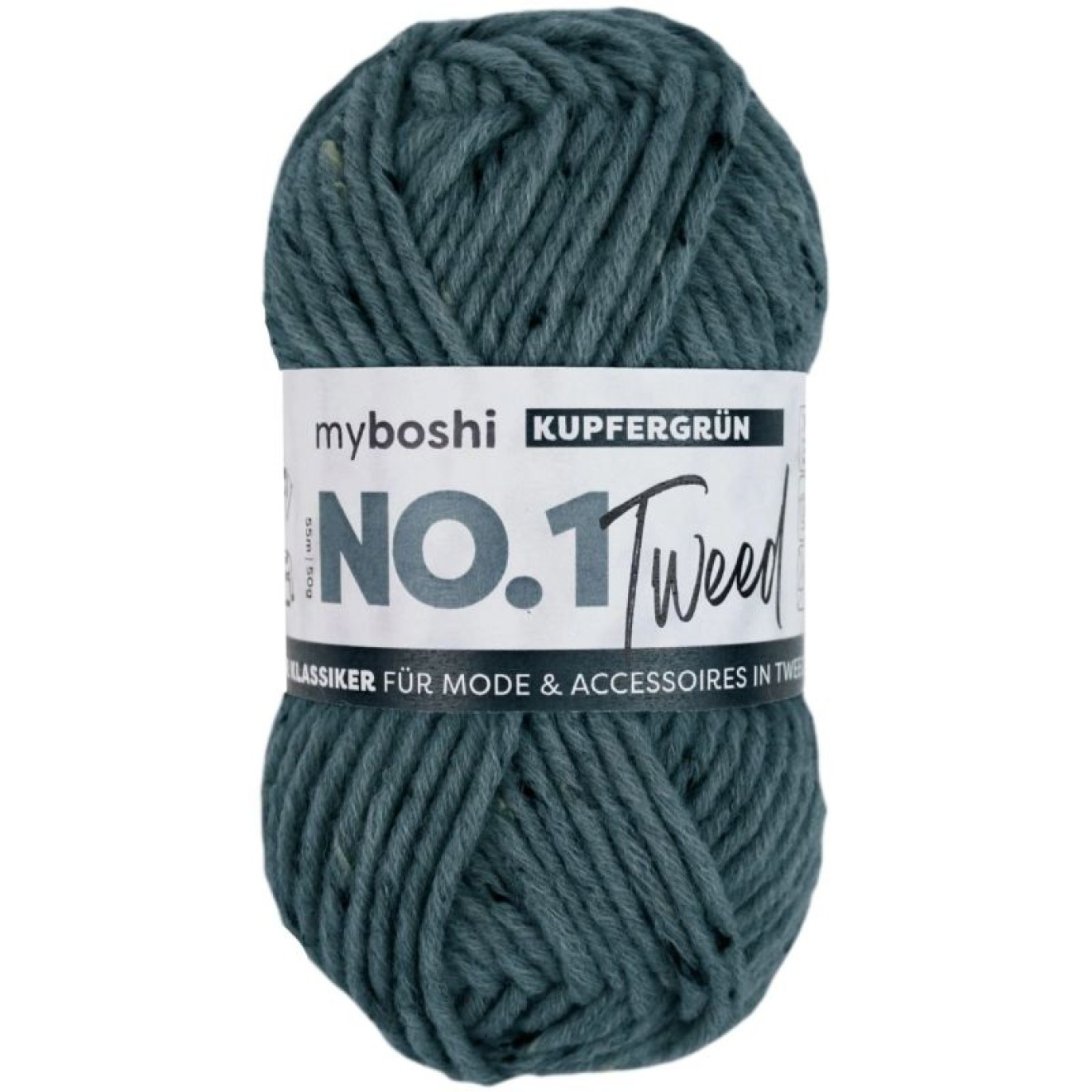 myboshi No. 1 Farbe col. Tweed Kupfergrün