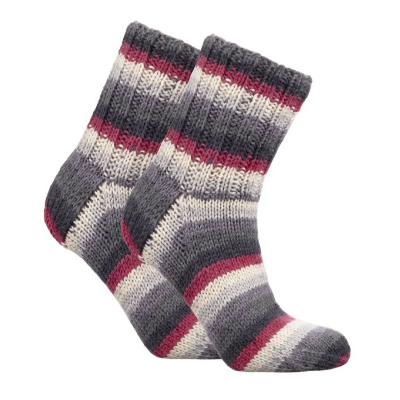 Novita 7 Veljestä Jouluraita yarn in shade 8611 redpolls
