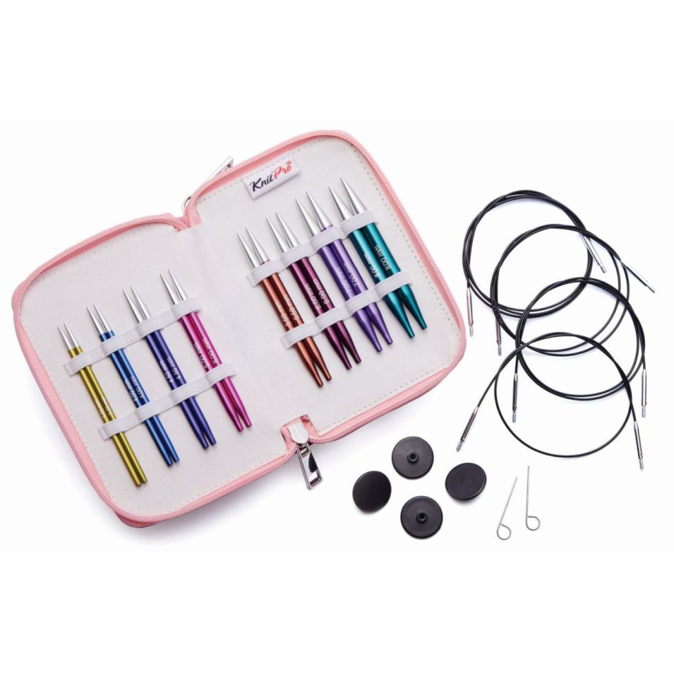 KnitPro needle set Deluxe Special interchangeable circular needles ZING Alu 3,5 - 8,0 mm 3,50 - 8,00 mm / 2x40 cm, 2x50 cm