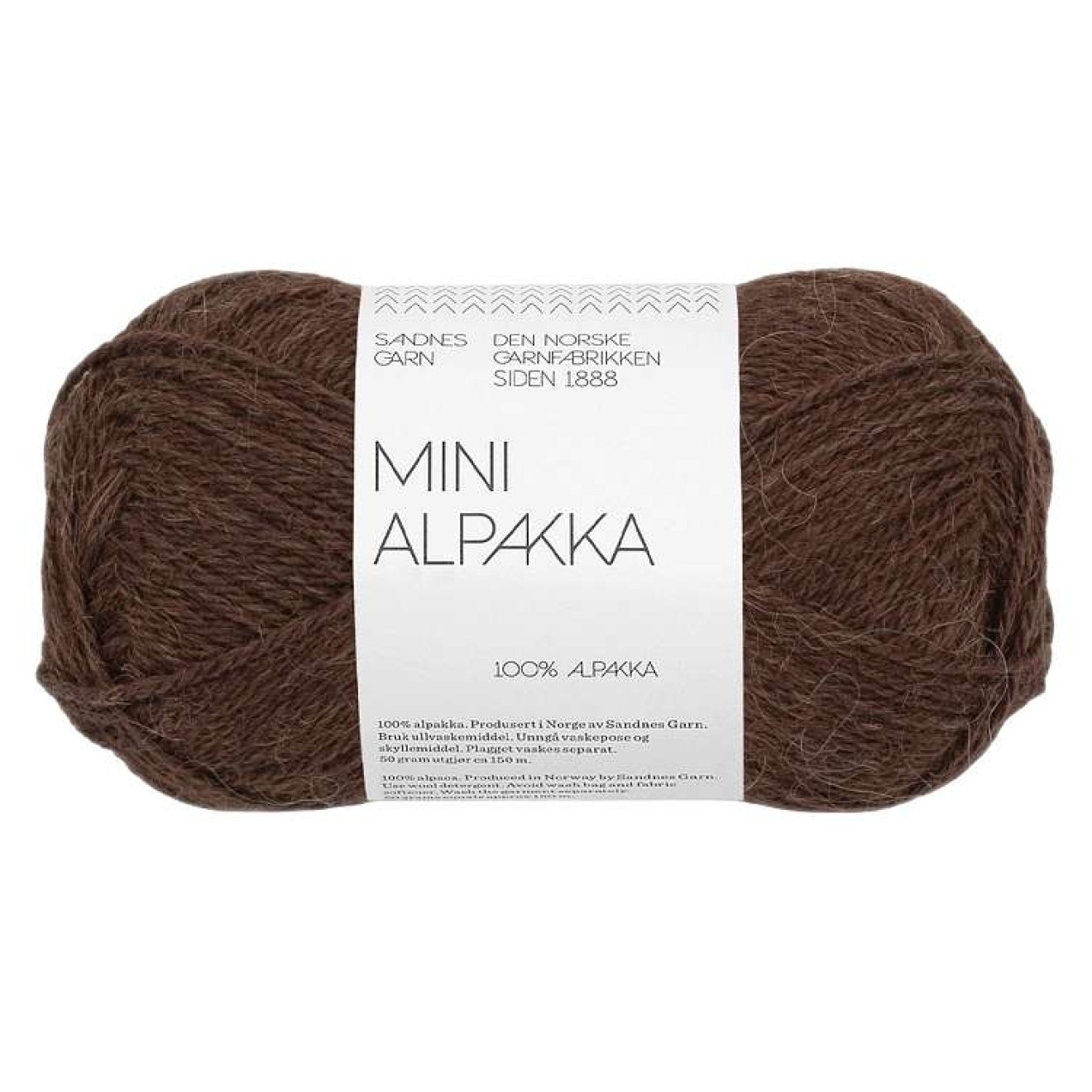 Sandnes Garn Mini Alpakka Farbe 3091 cacao nibs
