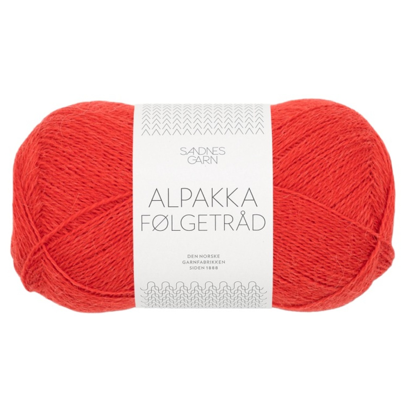 Sandnes Garn Alpakka Folgetrad Farbe 4018 scarlet red