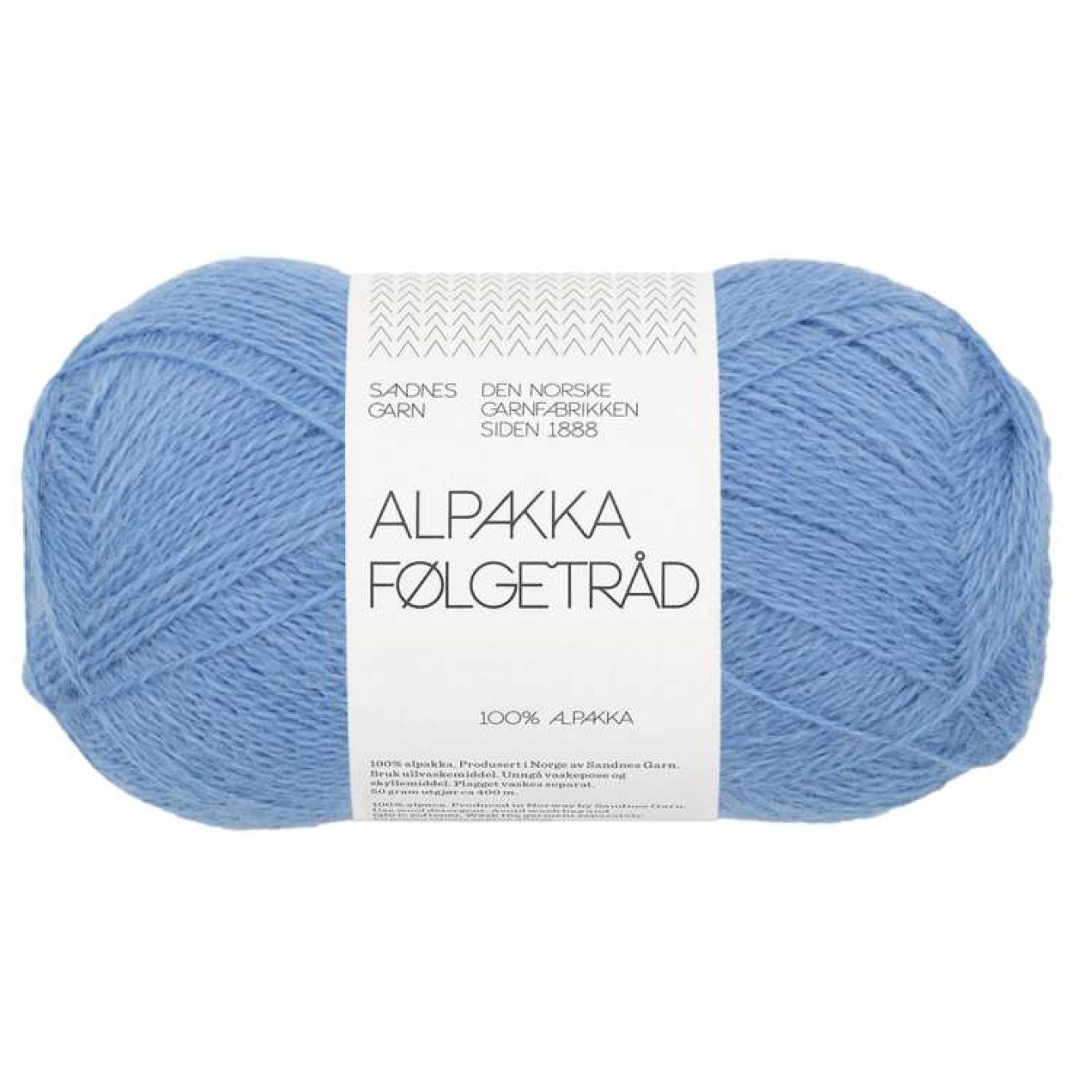 Sandnes Garn Alpakka Folgetrad Farbe 5824 provance blue