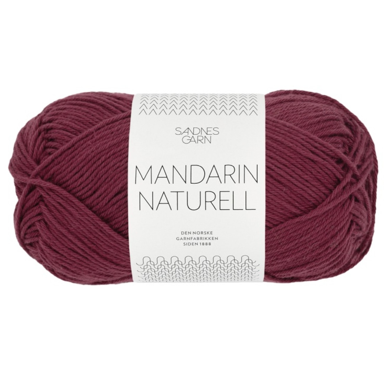 Sandnes Garn Mandarin Naturell colour 4372 deep burgundy