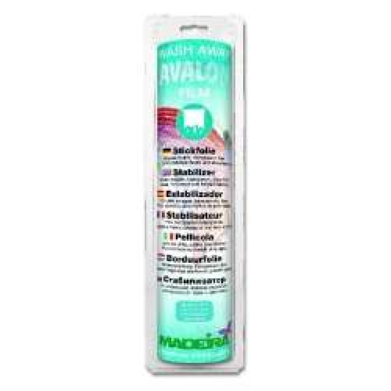 Madeira Avalon Film embroidery film water-soluble colour transparent