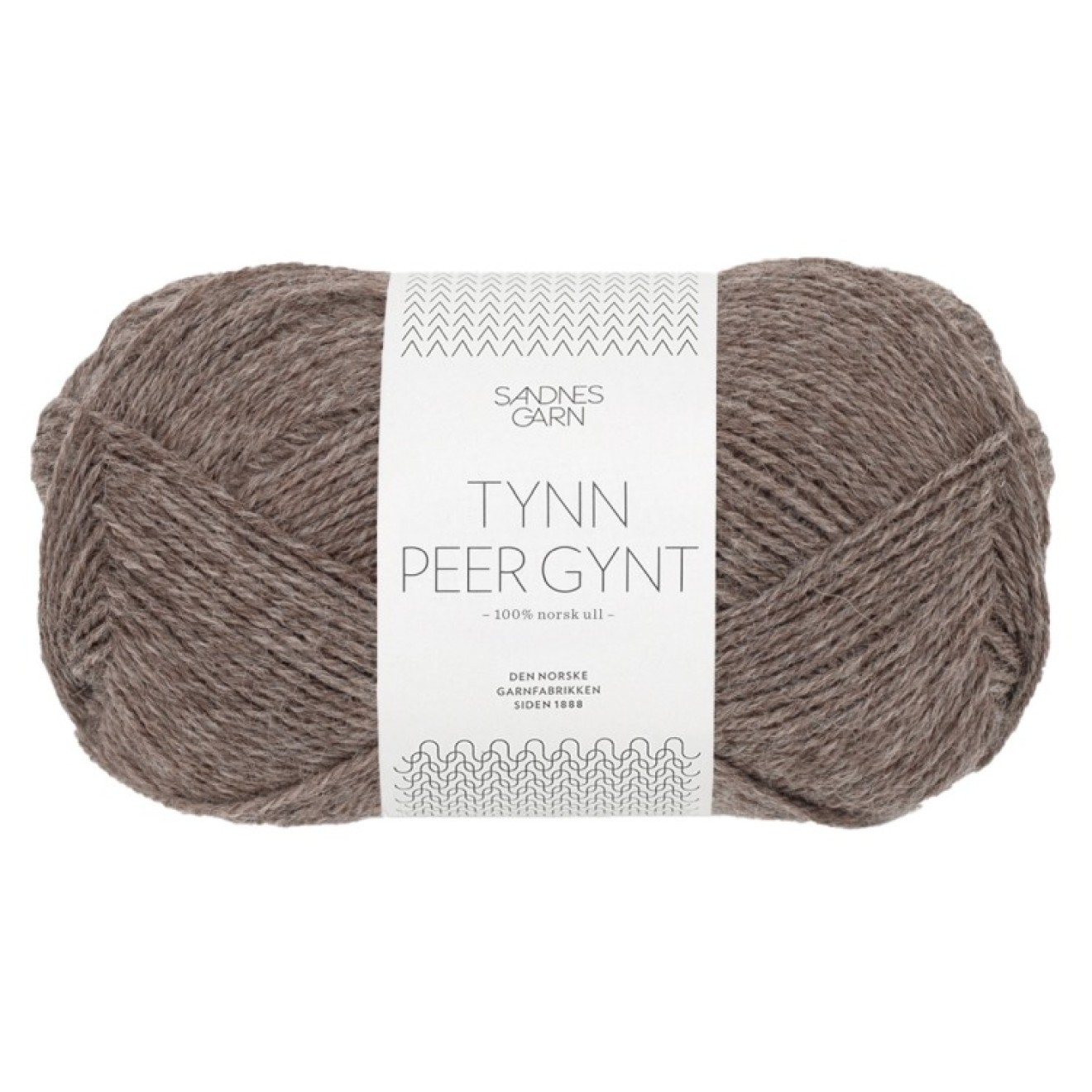 Sandnes Garn Tynn Peer Gynt colour 2652 medium brown mottled
