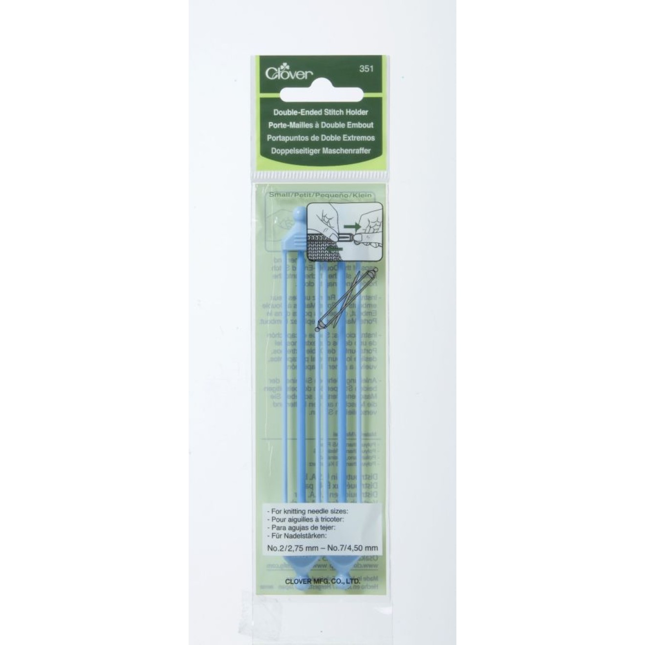 Clover double-ended stitch holder