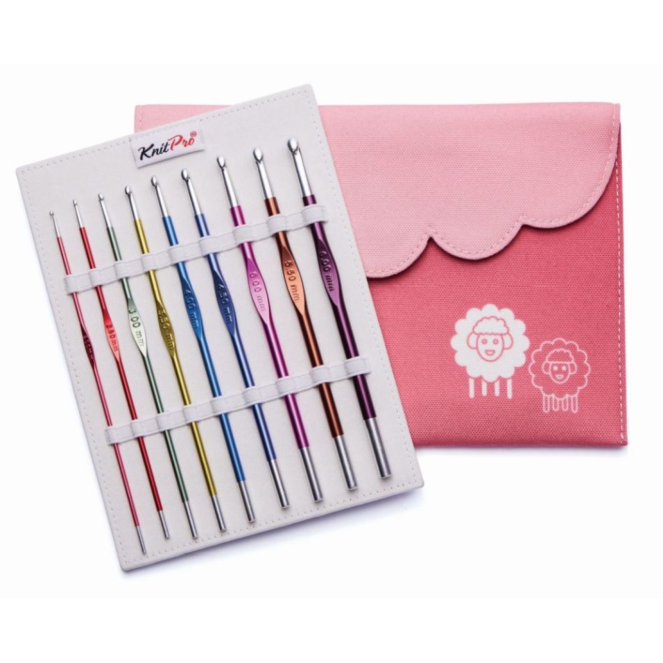 KnitPro needle set Deluxe crochet hooks ZING Alu 2,0 2,5 3,0 3,5 4,0 4,5 5,0 5,5 6,0 mm 2,00 - 6,00 mm