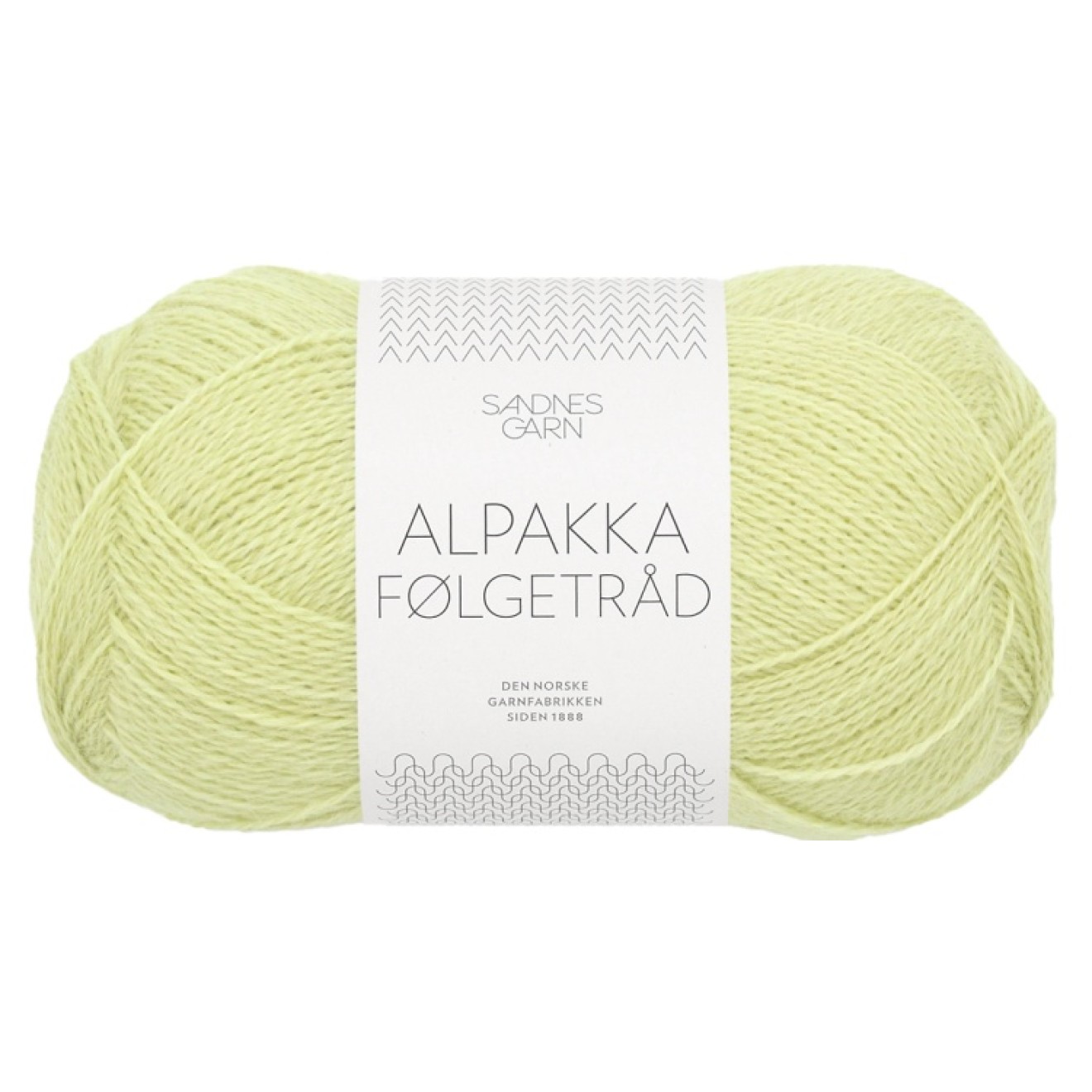 Sandnes Garn Alpakka Folgetrad Farbe 9523 lime punch