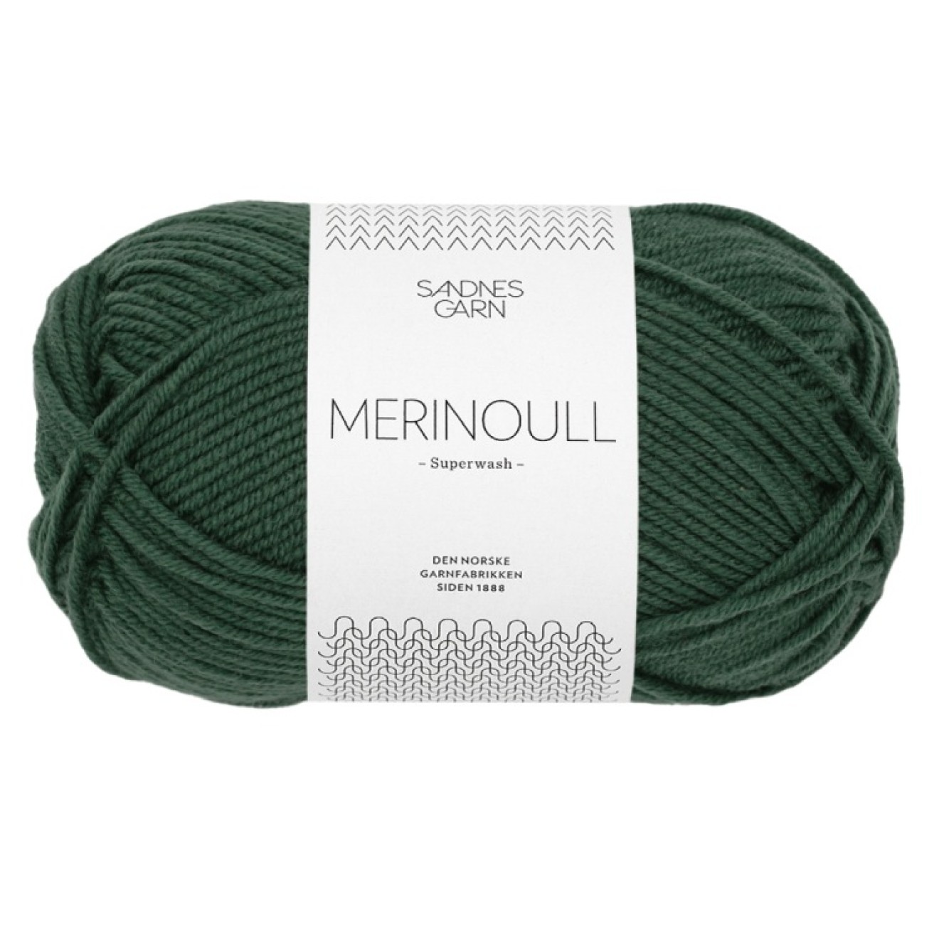 Sandnes Garn Merinoull colour 8581 deep forest green