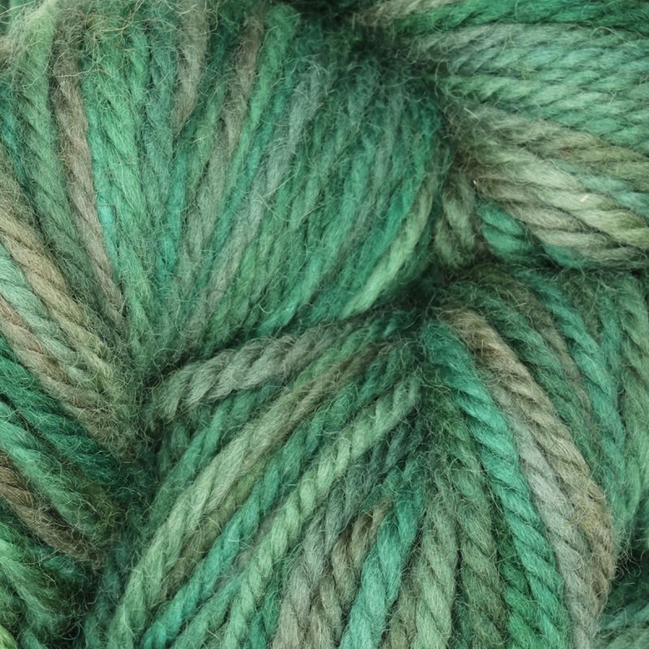 The Oxford Company Violet Jane Kammgarn Farbe Farbe col. Mixed Greens