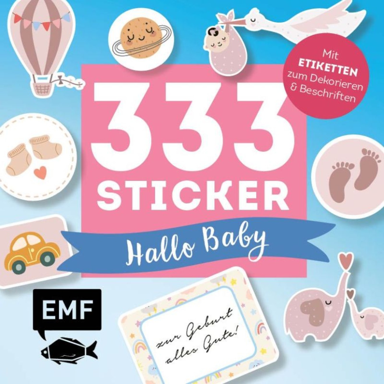 EMF 333 Sticker – Hallo Baby: Etiketten und Aufkleber