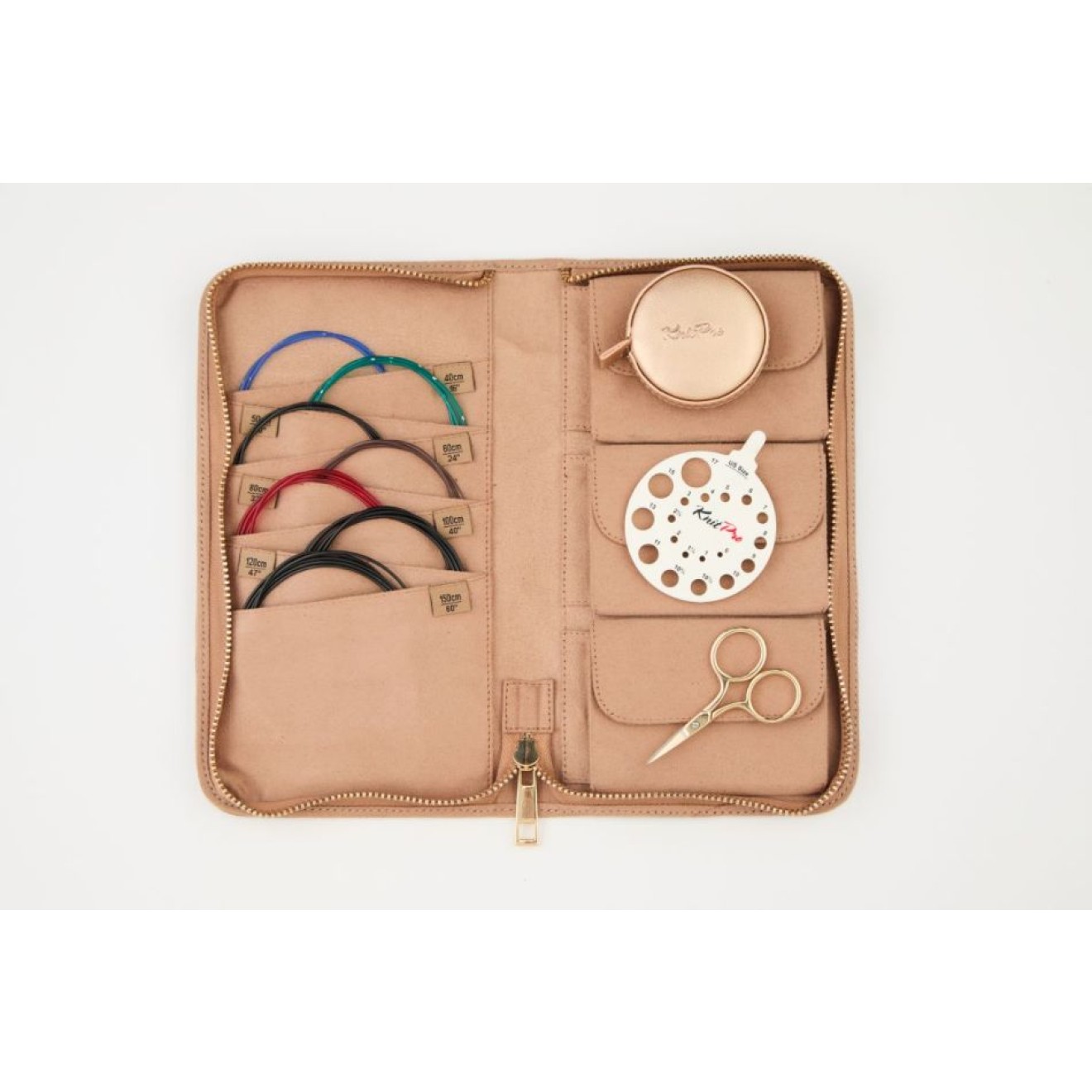 KnitPro Etui für Seile 13x22,5x1,5 cm / Clay Collection