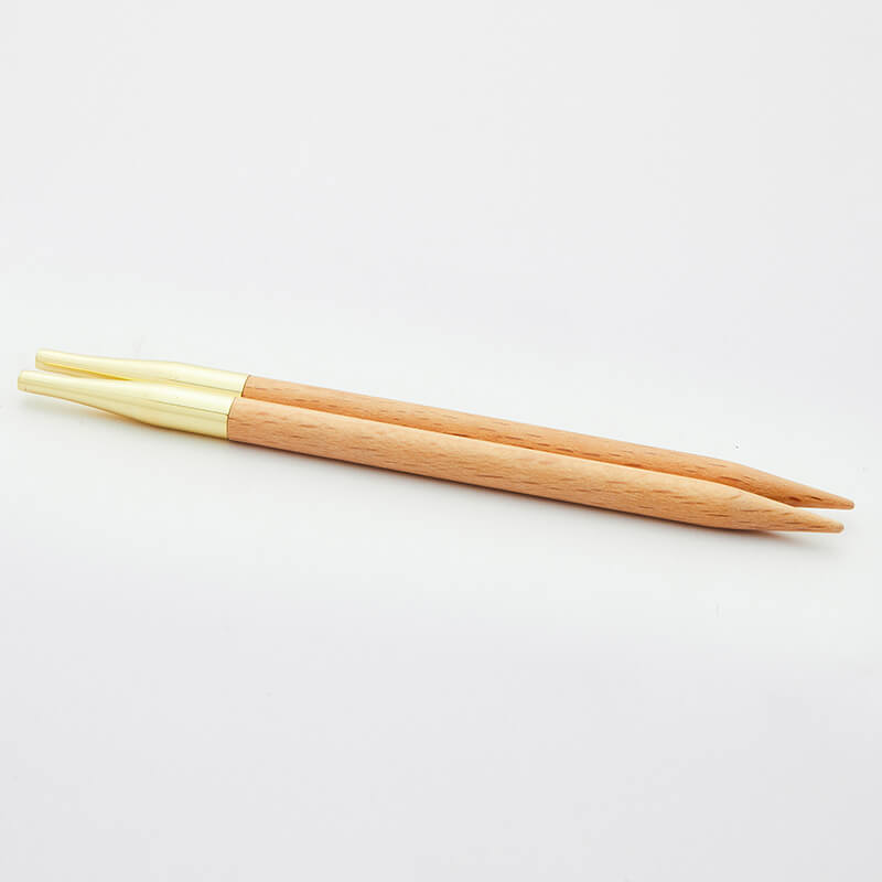 KnitPro interchangeable circular needles basix Beech – 3,00 mm / 13 cm