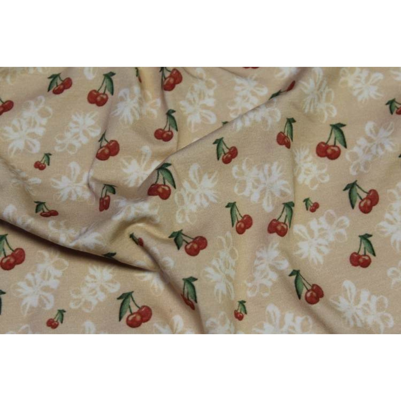 House of Inés Jersey Cherries and Dreams Digital colour Salmon