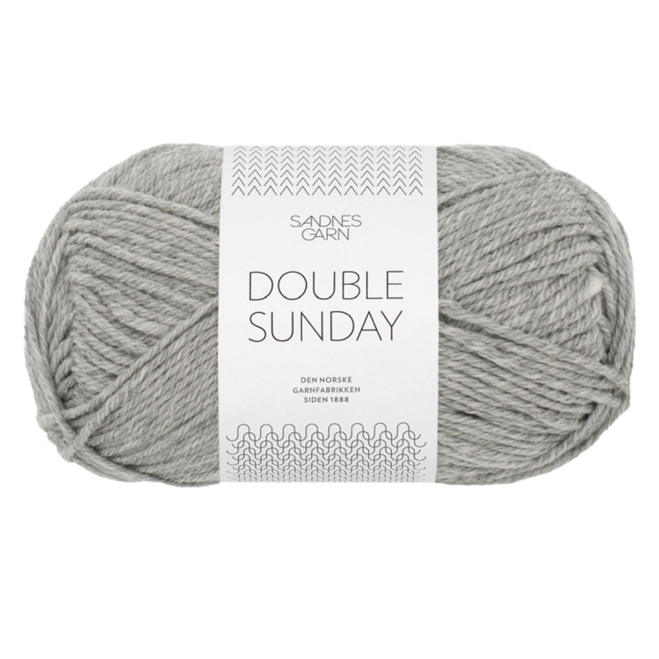 Sandnes Garn Double Sunday colour 1042 grey mottled