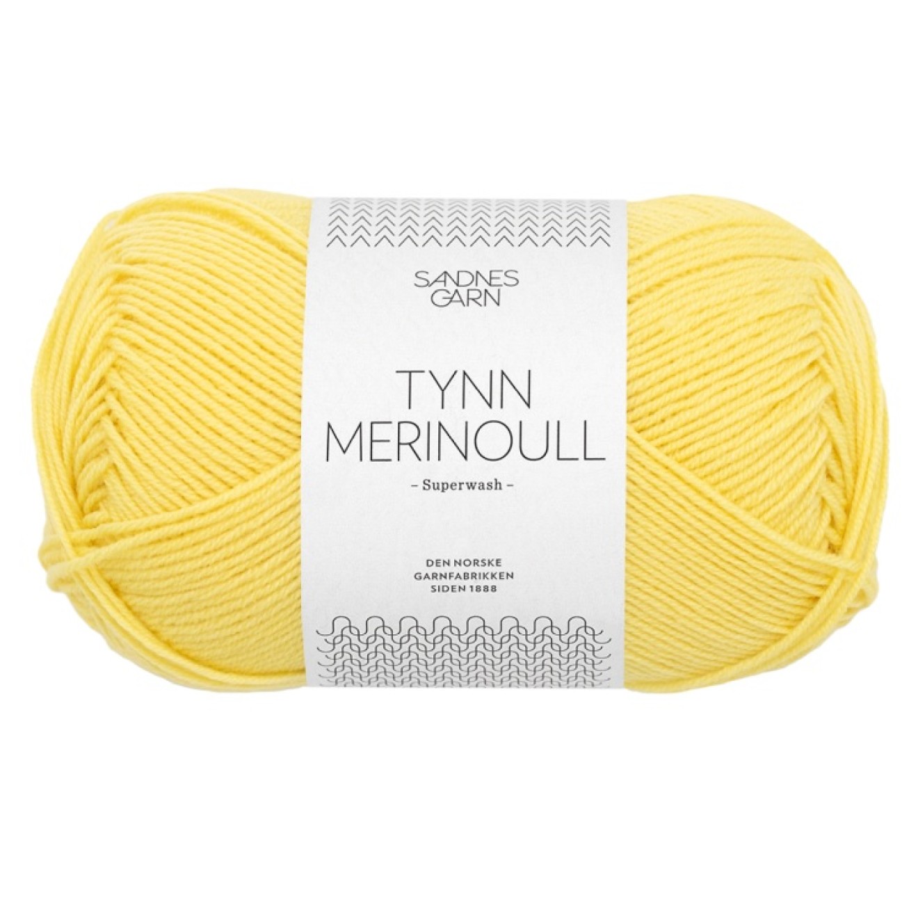 Sandnes Garn Tynn Merinoull colour 9004 lemon