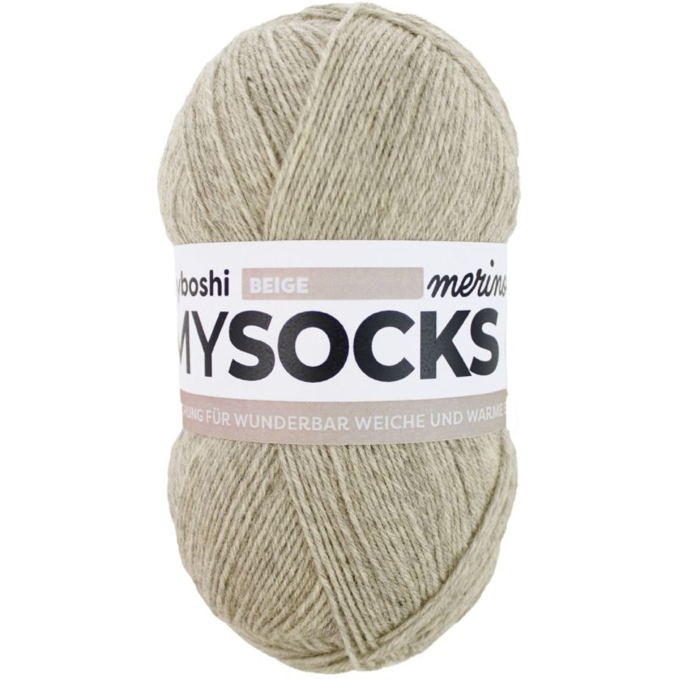 myboshi mysocks Merino Farbe col. Melange Beige
