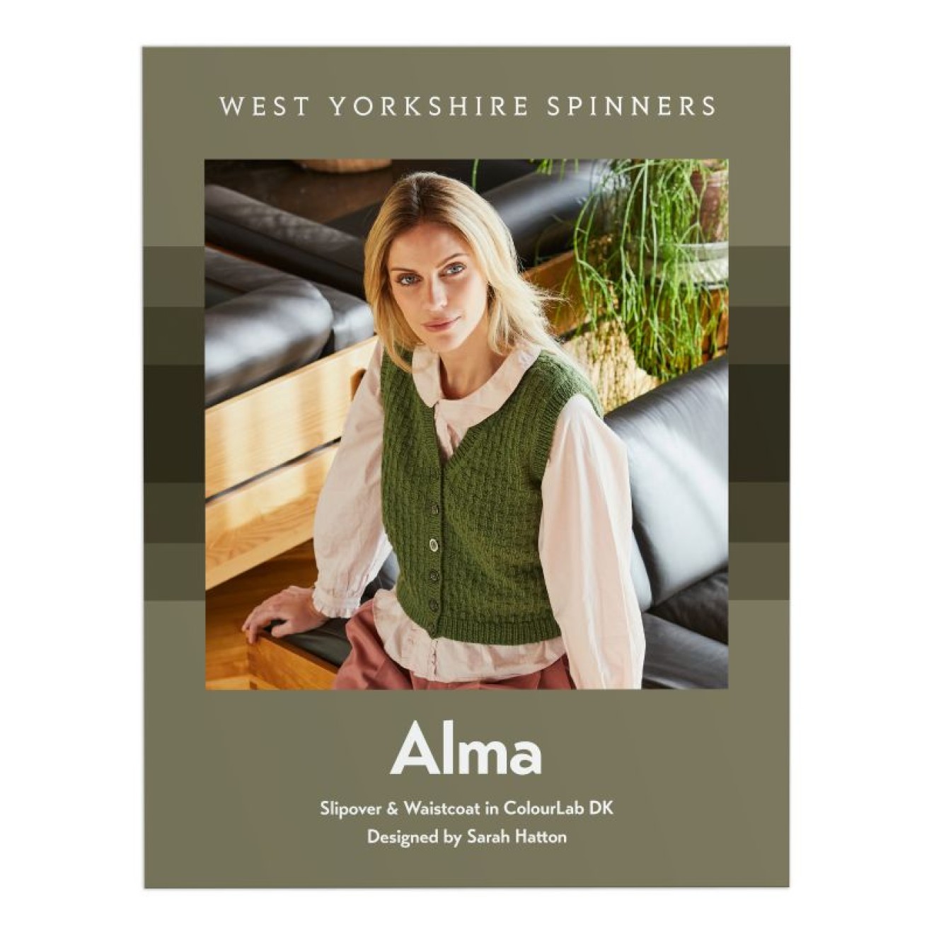 West Yorkshire Spinners Einzelanleitung ColourLab DK - Alma Slipover Waistcoat - Englisch