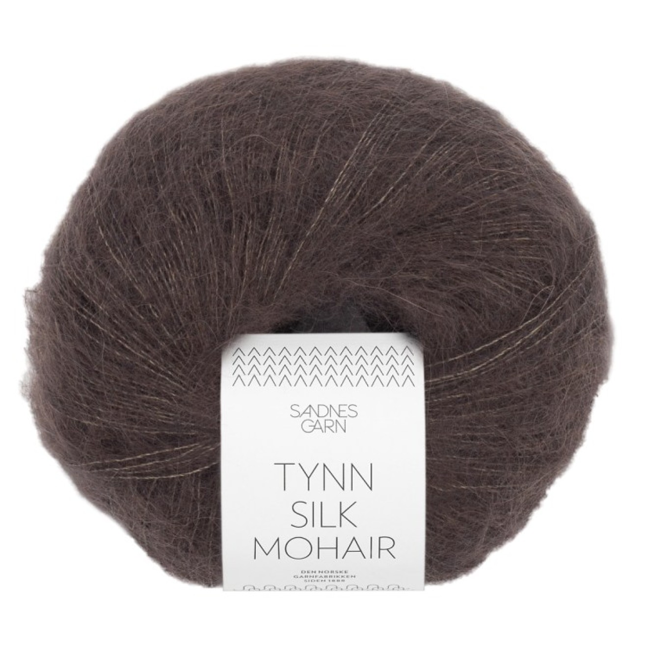 Sandnes Garn Tynn Silk Mohair colour 3880 dark chocolate