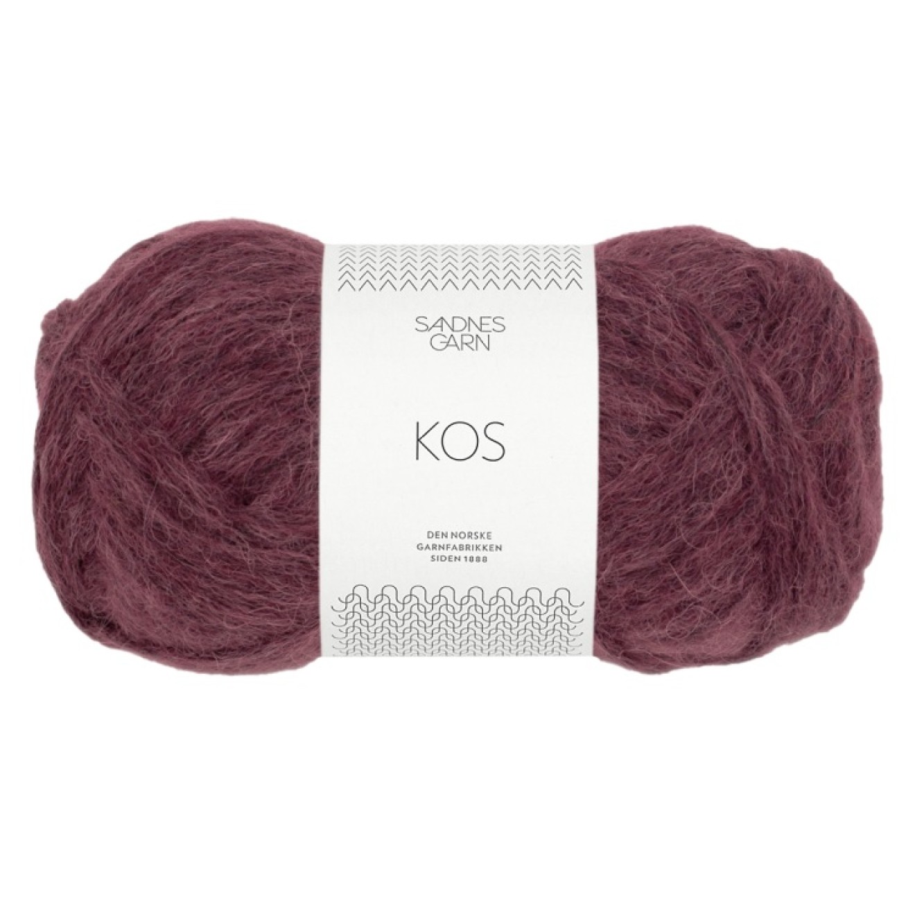 Sandnes Garn Kos colour 4372 deep burgundy