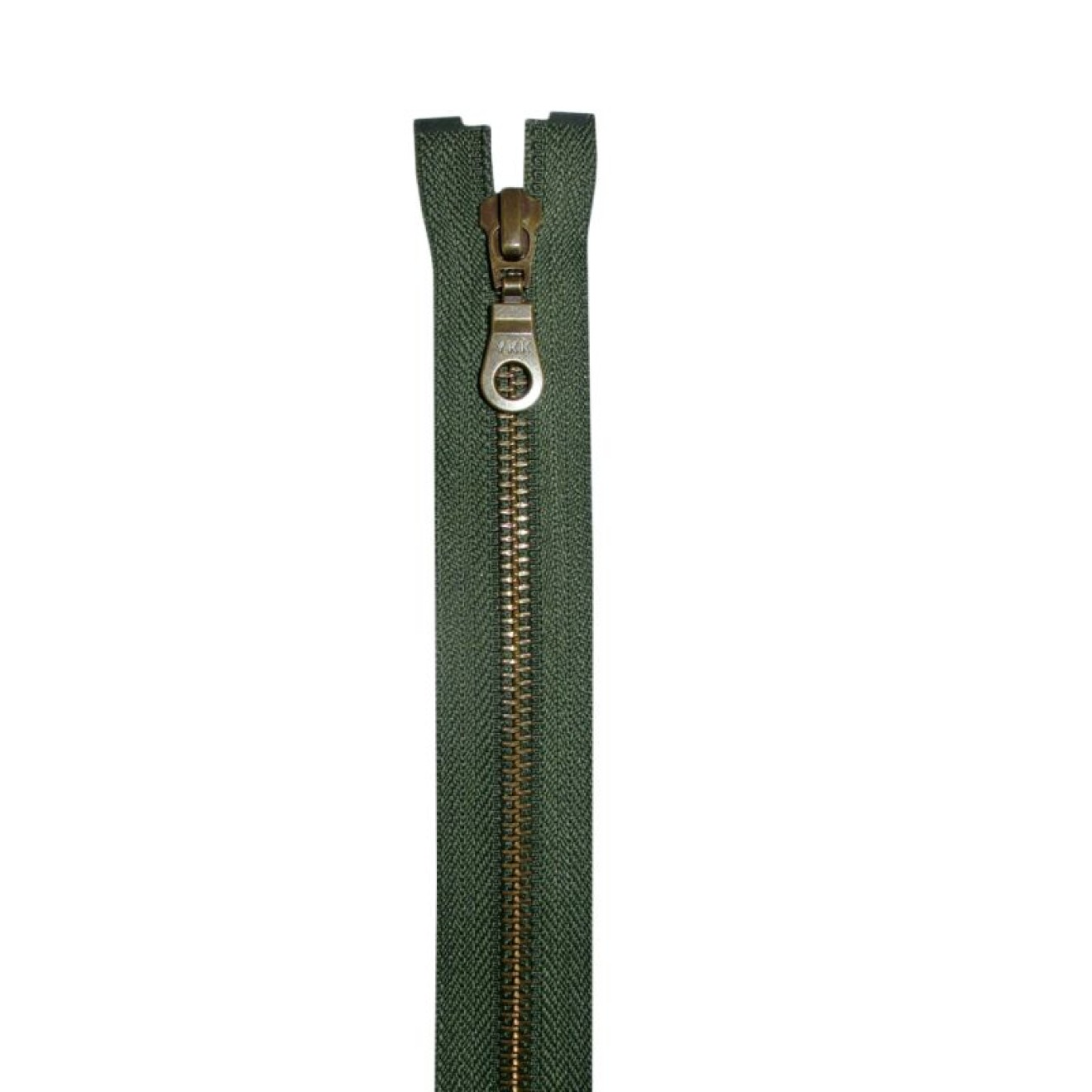 YKK RGKBOR-56 Metall antik gold teilbar colour 567 oliv