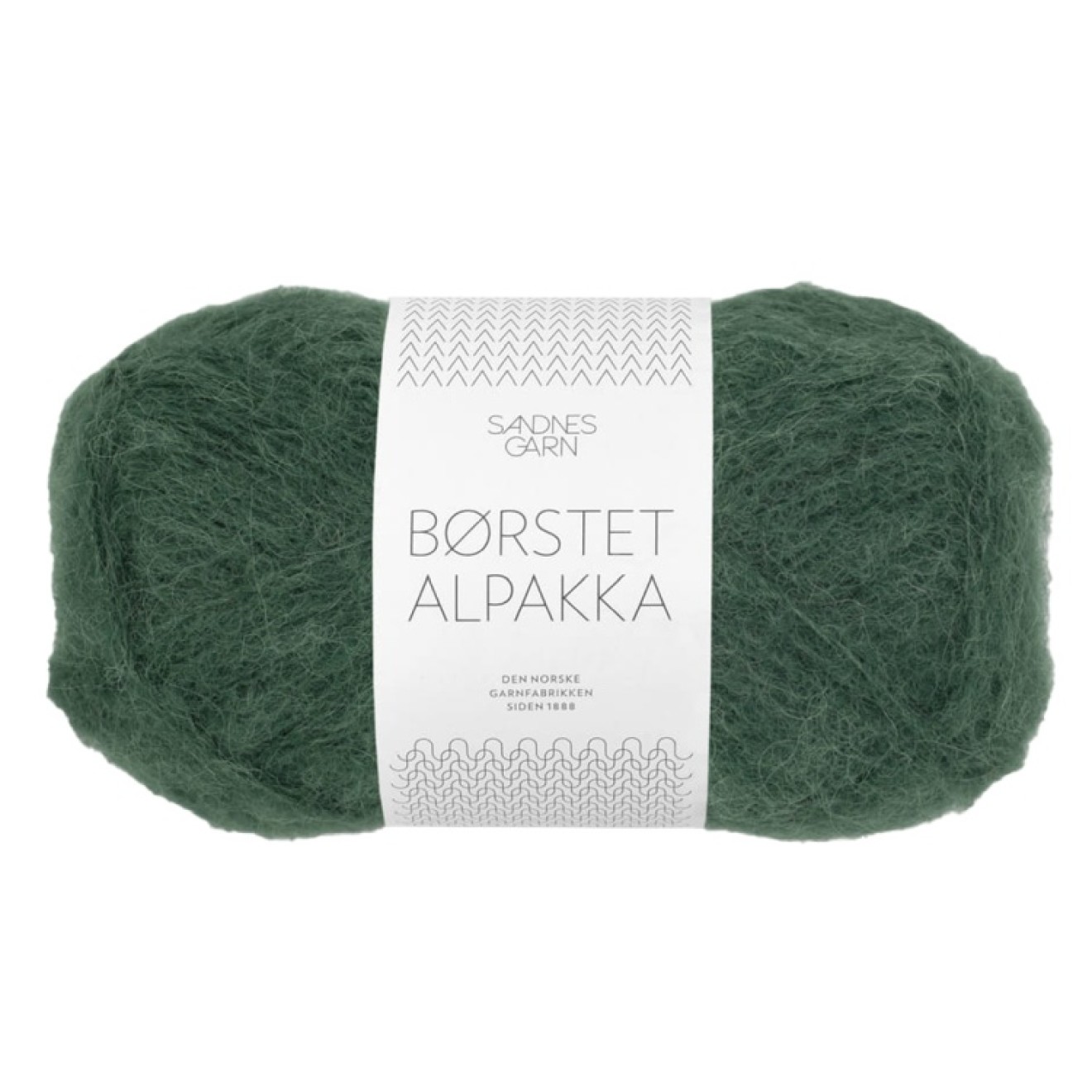 Sandnes Garn Borstet Alpakka colour 8581 deep forest green