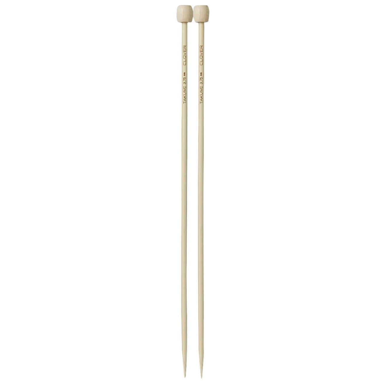 Clover single point needles Takumi® 3,75 mm / 23 cm