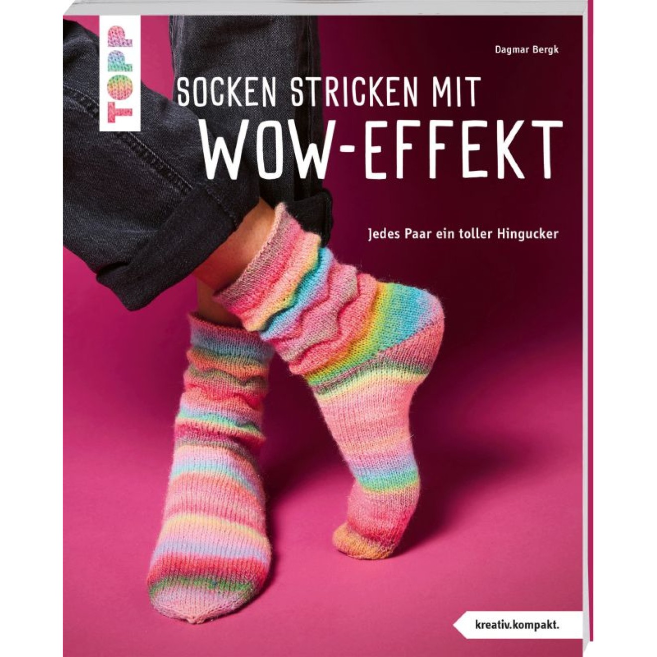 frechverlag socks knitting with Wow - Effekt
