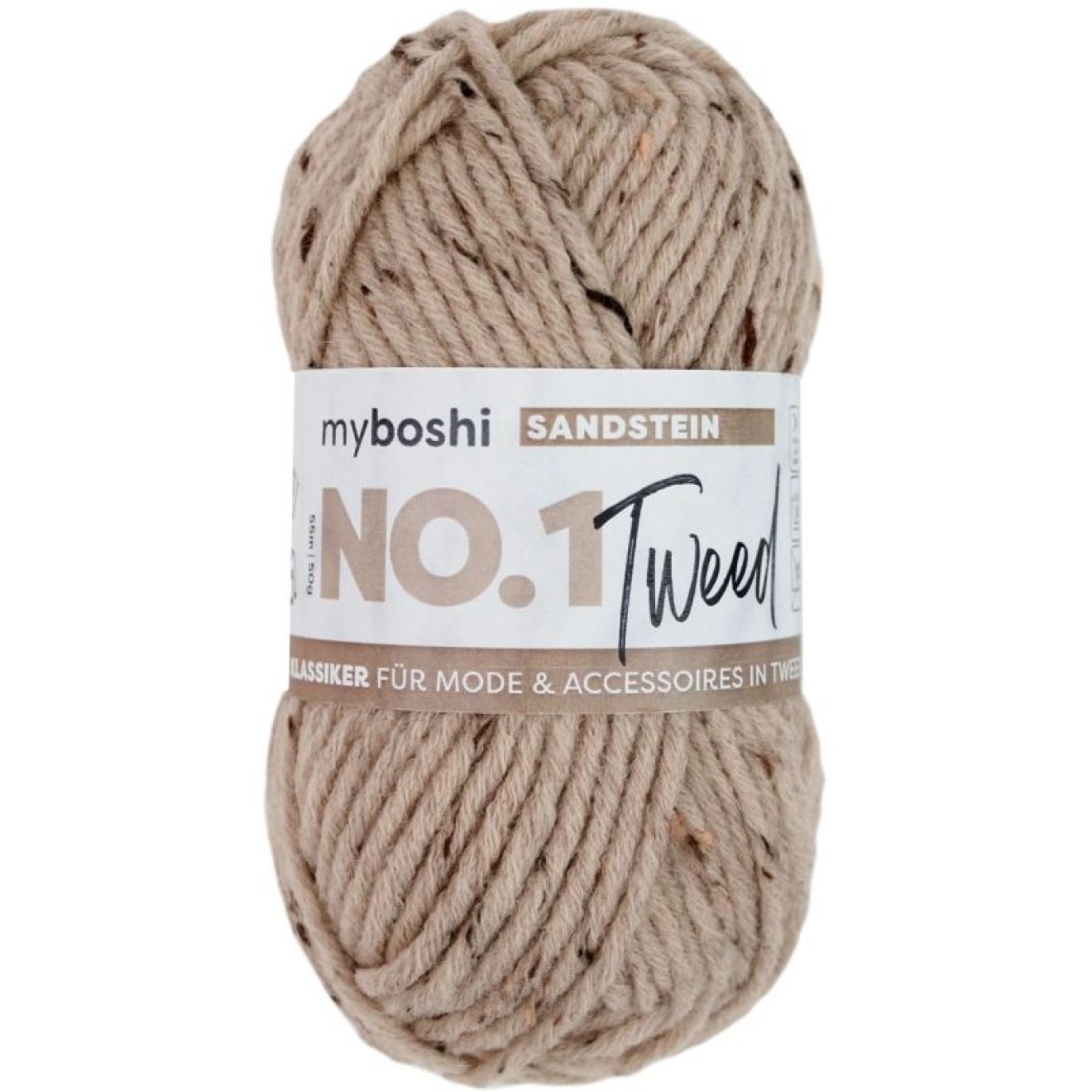 myboshi No. 1 Farbe col. Tweed Sandstein