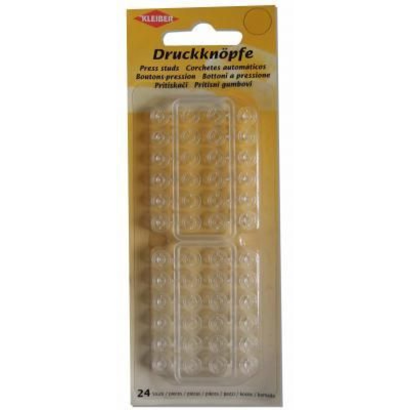 Kleiber Druckknöpfe transparent
