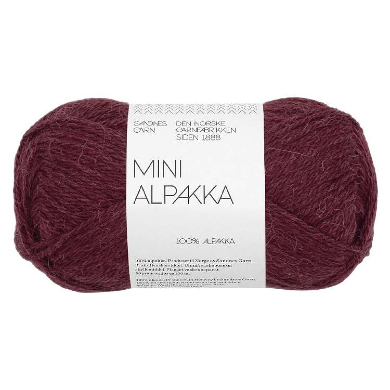 Sandnes Garn Mini Alpakka Farbe 4372 deep burgundy