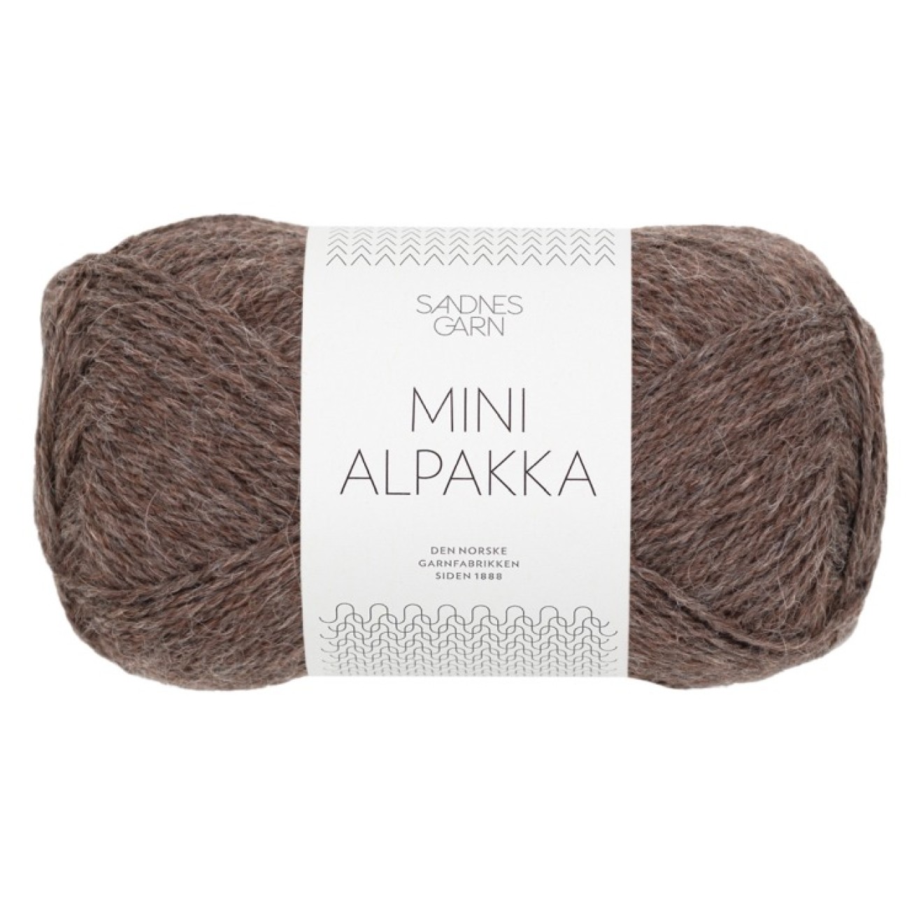 Sandnes Garn Mini Alpakka Farbe 2652 medium brown mottled