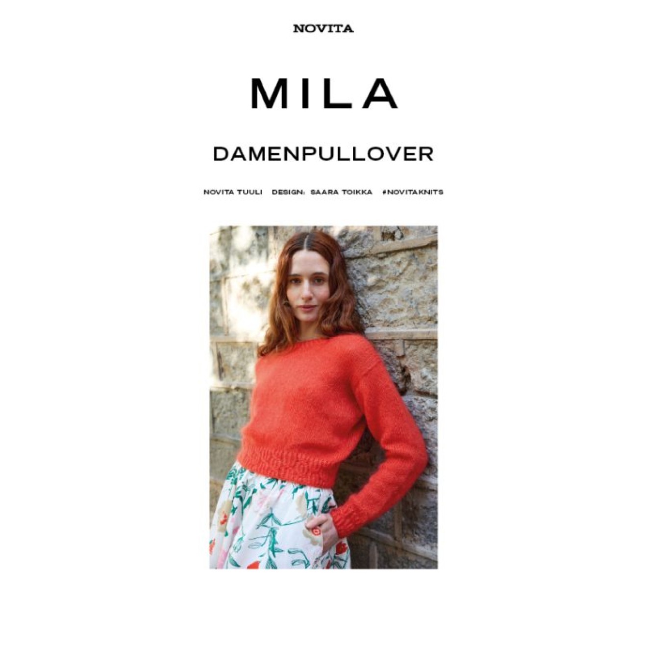 Novita single pattern single pattern Mila Damenpullover - German