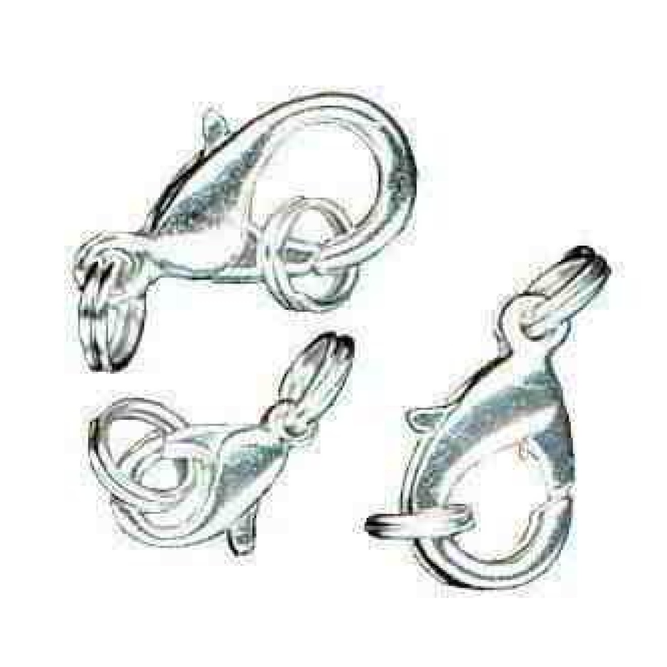 Gütermann creativ Karabiner colour versilbert