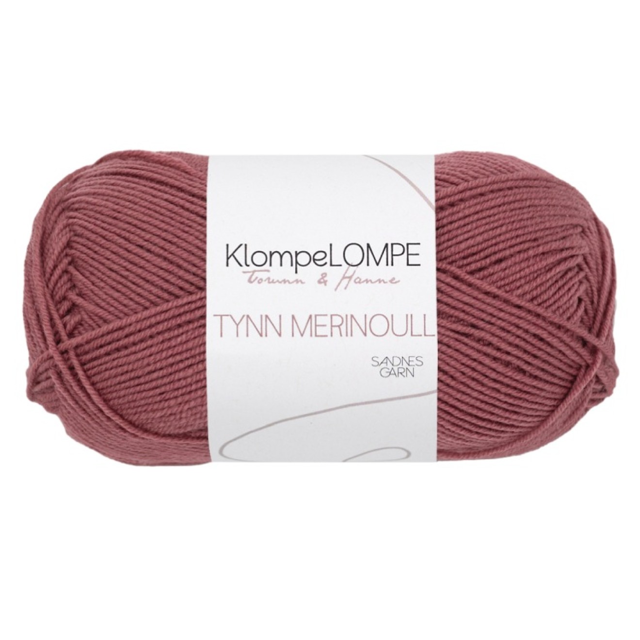 Sandnes Garn KlompeLOMPE Tynn Merinoull colour 4344 dark powder pink