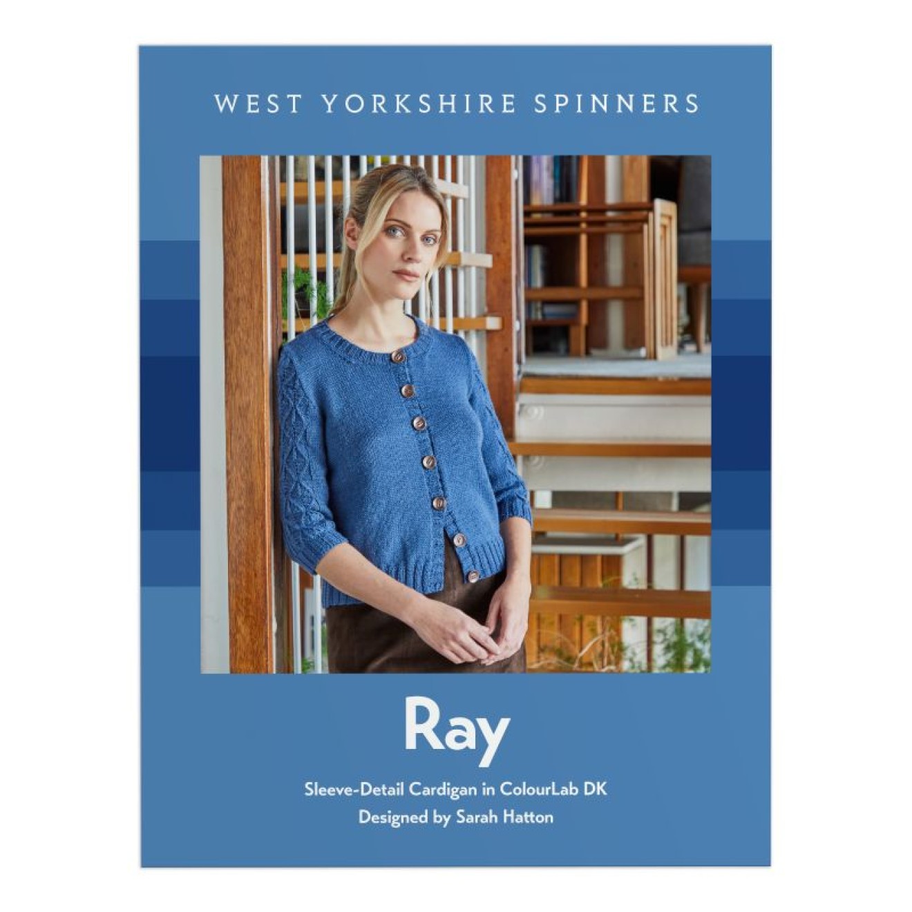 West Yorkshire Spinners Einzelanleitung ColourLab DK - Ray Sleeve Detail Cardigan - Englisch