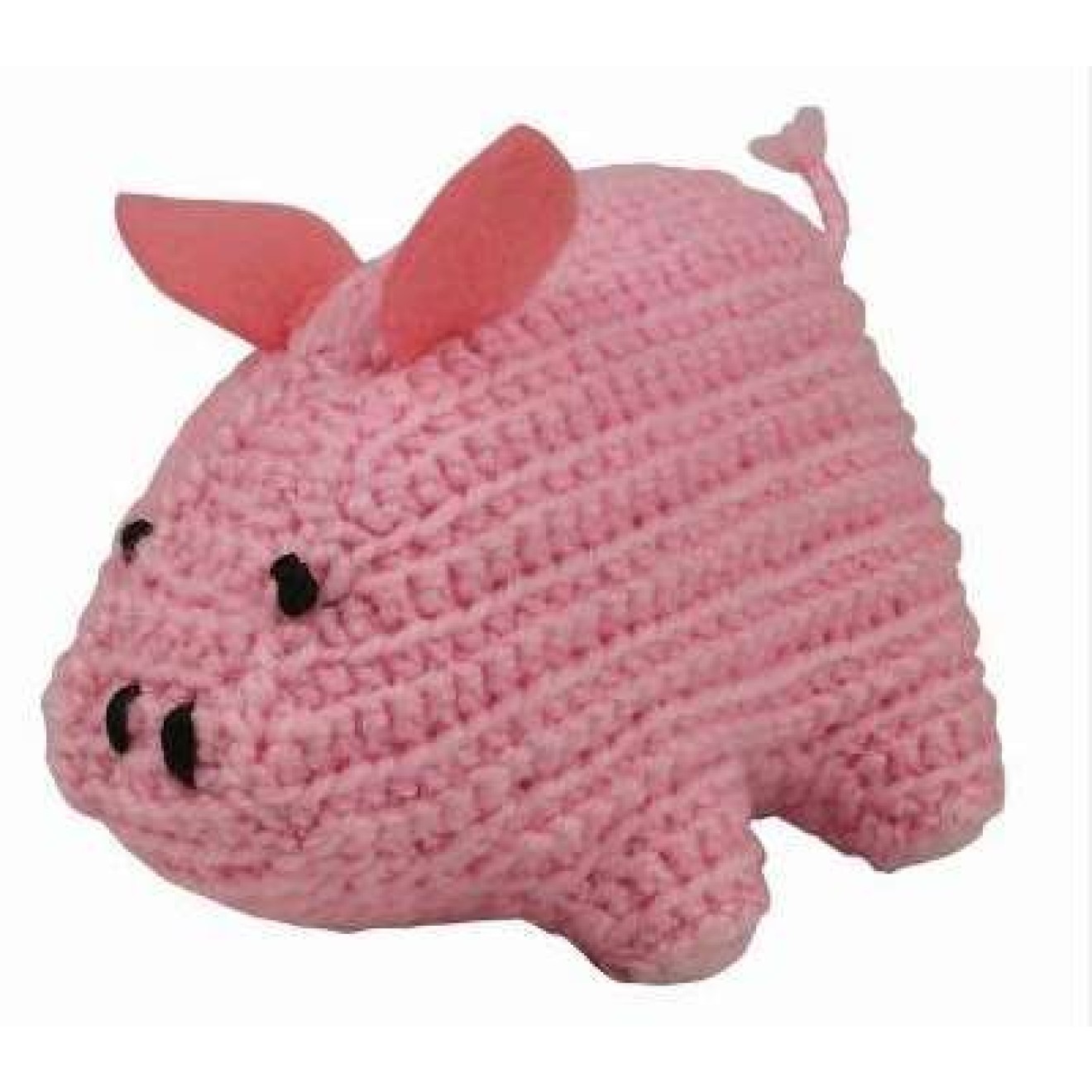 Kleiber Häkeltier Bastelset 12,5x6 cm / rosa