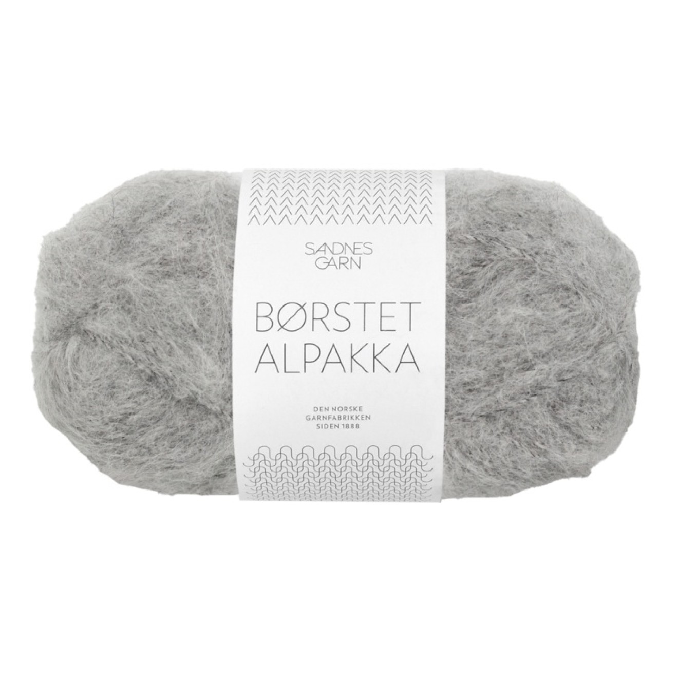 Sandnes Garn Borstet Alpakka colour 1042 grey mottled