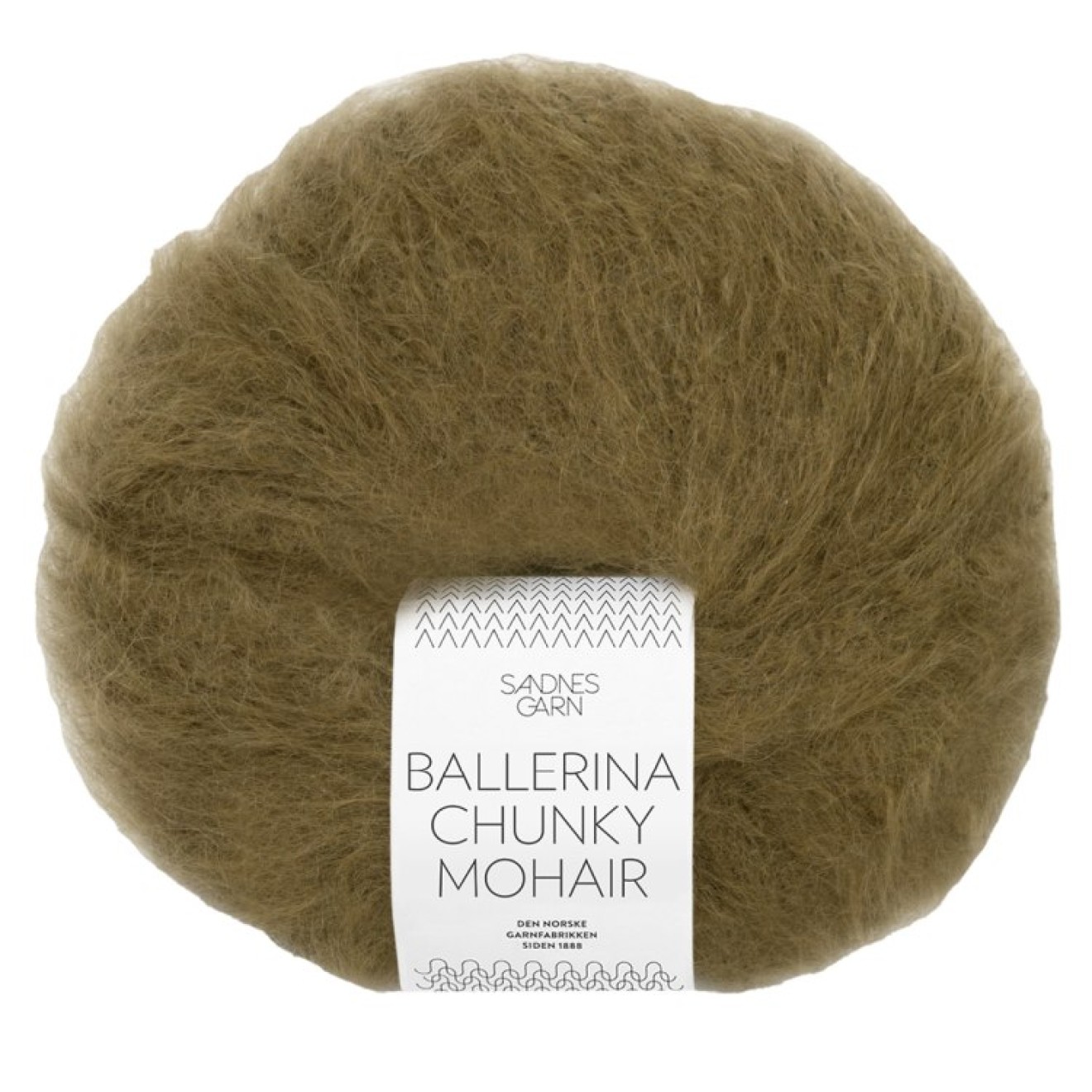 Sandnes Garn Ballerina Chunky Mohair colour 9873 dark olive