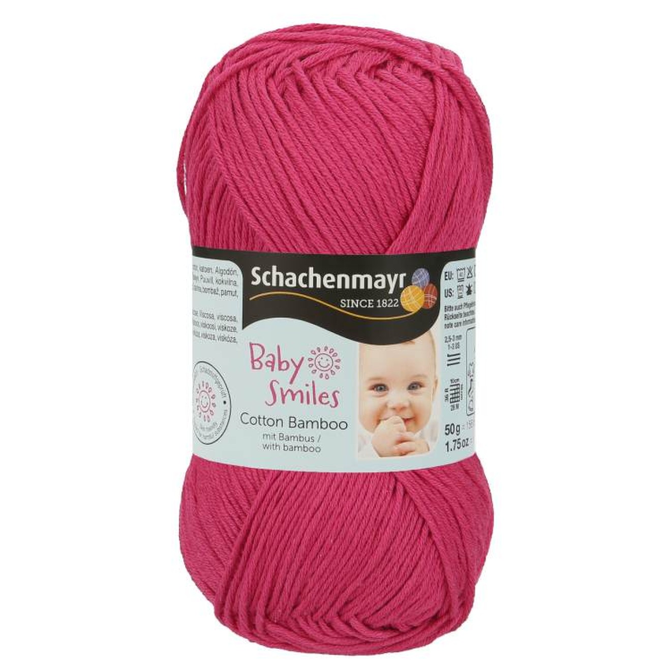 Schachenmayr Baby Smiles Cotton Bamboo Farbe 1136 himbeere