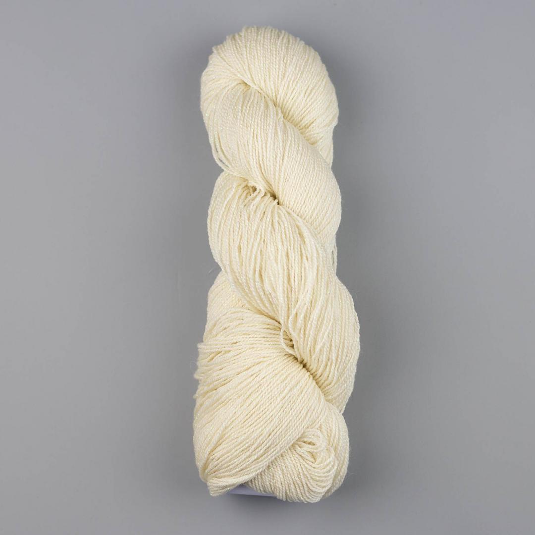 Kremke ILLAPU Wolle mit Lurex ungefärbt yarn