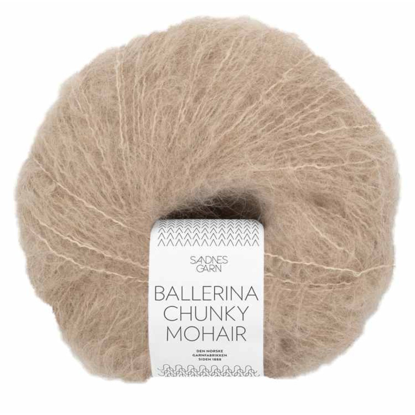 Sandnes Garn Ballerina Chunky Mohair colour 2650 beige melange