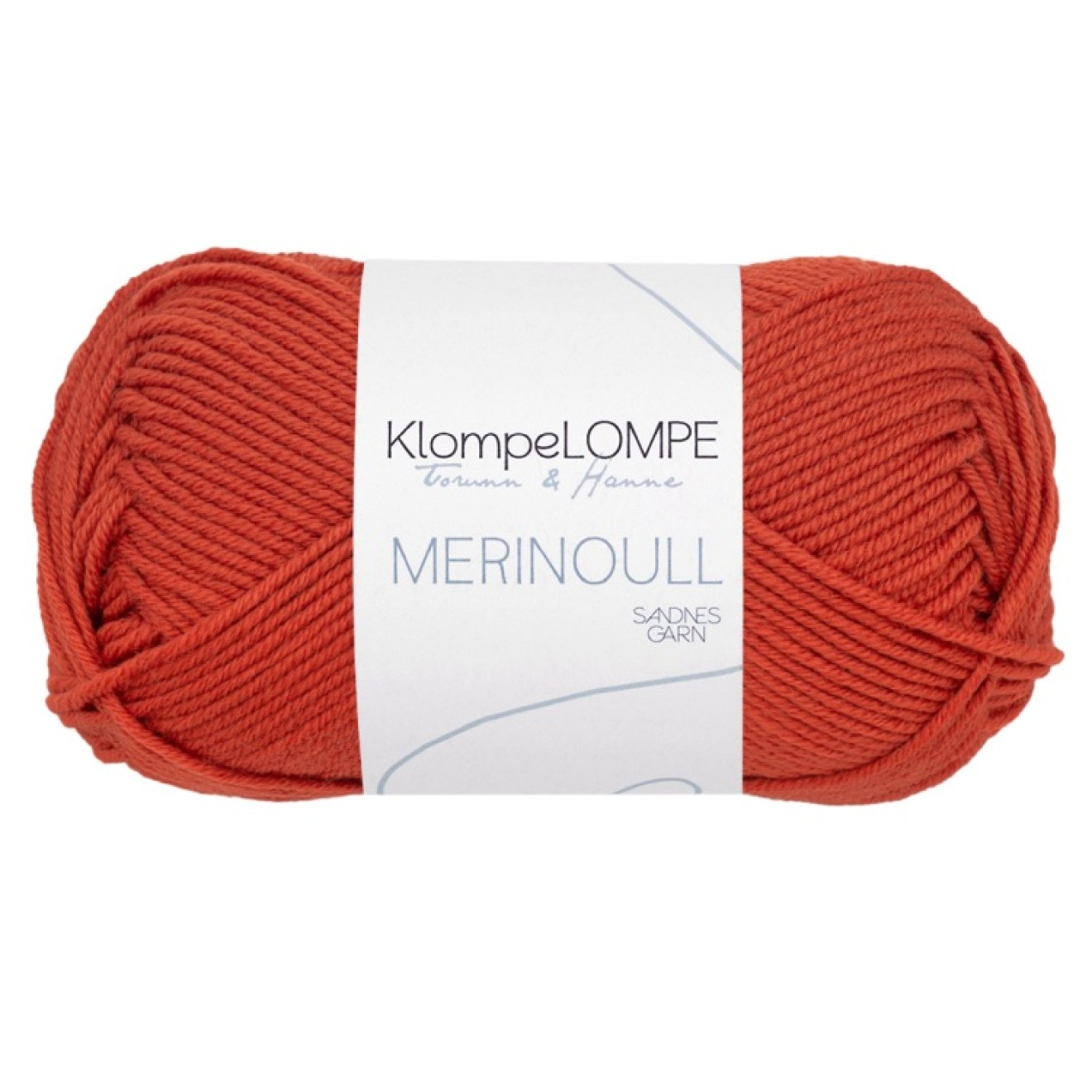 Sandnes Garn KlompeLOMPE Merinoull colour 3837 red brick